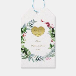 Winter Wreath 50th Wedding We Still Do Gift Tags