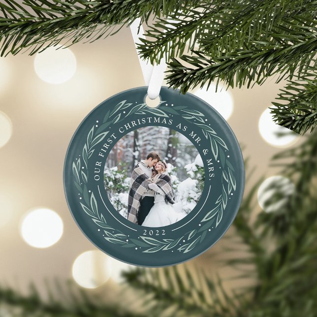 Winter Wreath | First Married Christmas Ornament (Creator Uploaded)