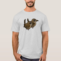 Winter Wren Pair Men's Basic T-Shirt