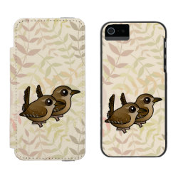 Winter Wren Pair Incipio Watson™ iPhone 5/5s Wallet Case