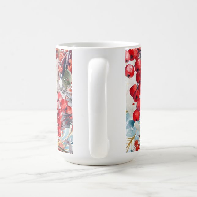 WINTERBERRY  COFFEE MUG (Handle)