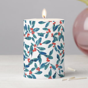 Winterberry (Frost) Pillar Candle