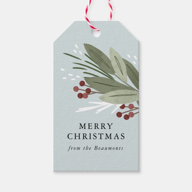 Winterberry Gift Tags (Front)