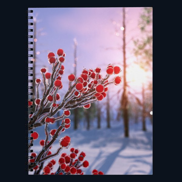 Winterberry in Ice Notebook