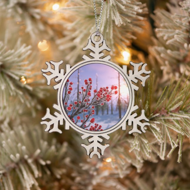 Winterberry in Ice Ornament (Tree)