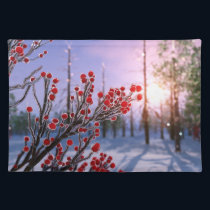 Winterberry in Ice Placemat