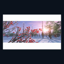 Winterberry in Ice Stickers