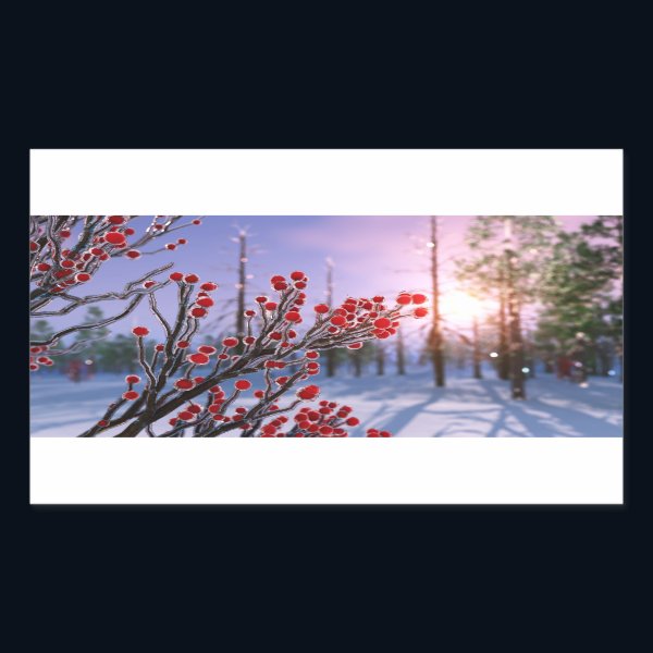 Winterberry in Ice Stickers Winterberry in Ice Stickers