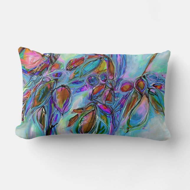 Winterberry Lumbar Pillow (Front)