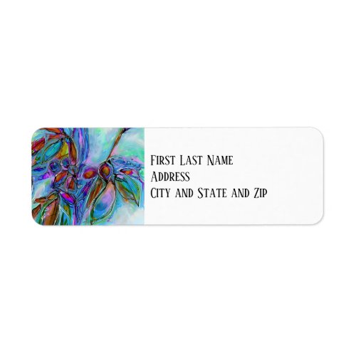 Winterberry Return Address Labels