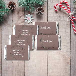 Winterberry Rustic Boho Wildflower candy wrapper Hershey's Miniatures