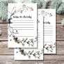 Winterberry rustic boho wishes for baby shower