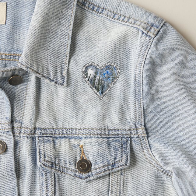 Winterburst Heart Patch (On Jacket)
