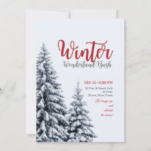 Winterful party invitation
