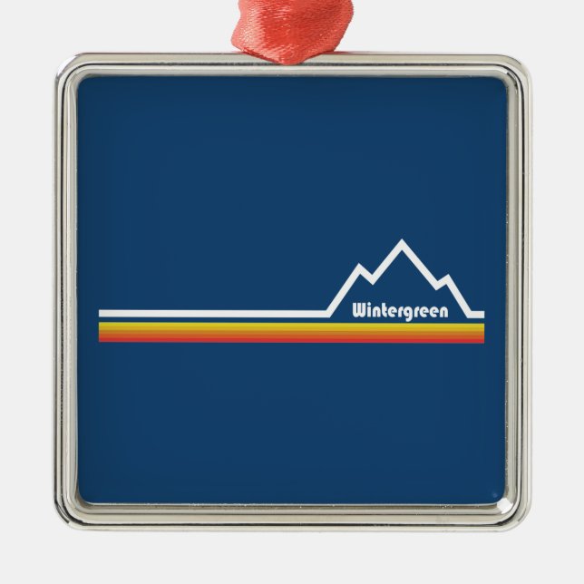 Wintergreen Resort Virginia Metal Ornament (Front)