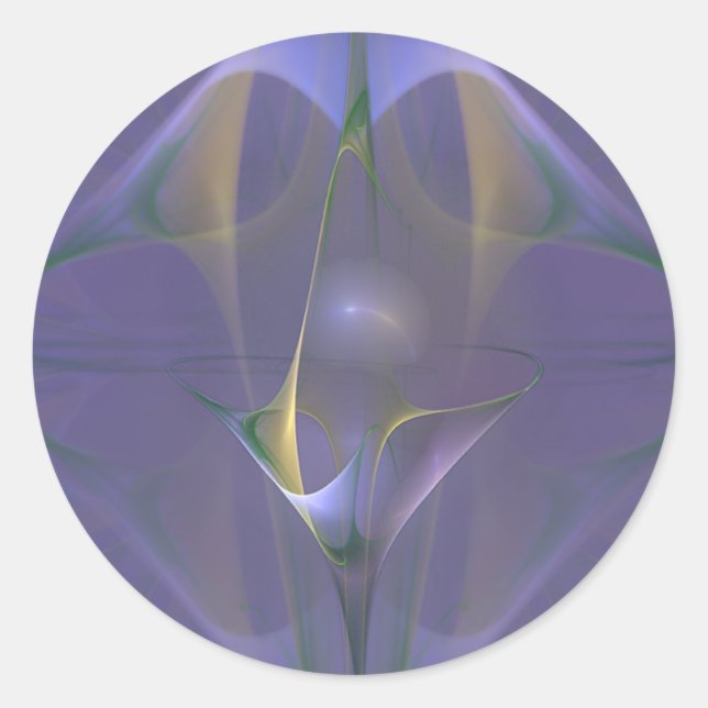 Winterini Faery Martini Art Classic Round Sticker (Front)