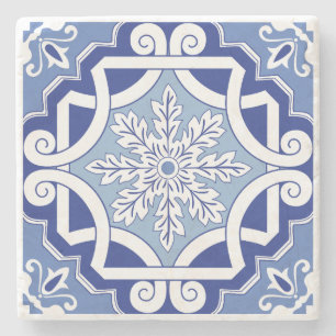 Winterleaf Scroll Stone Coaster
