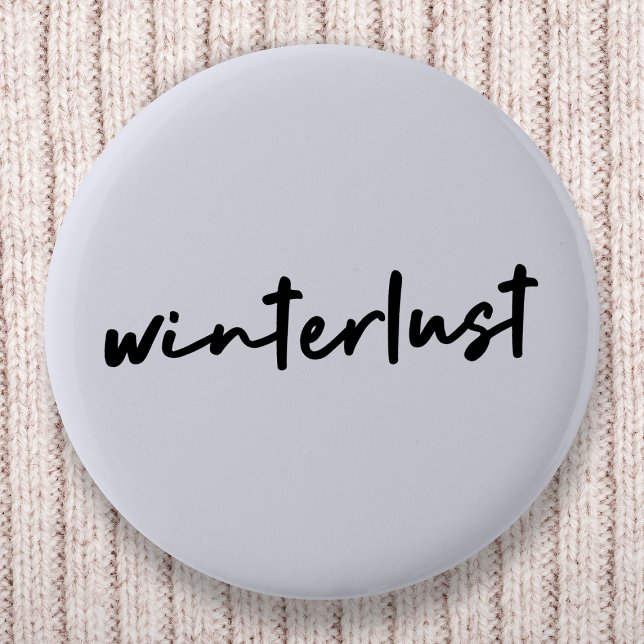 Winterlust | Winter Modern Minimalist Christmas Button (Creator Uploaded)