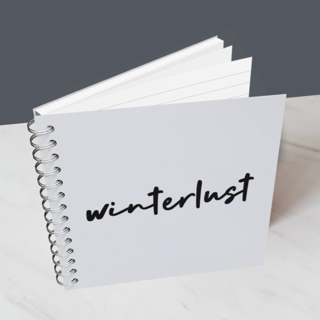 Winterlust | Winter Modern Minimalist Christmas Notebook (Creator Uploaded)