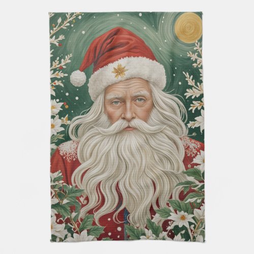 Winters Blooming Blessing Kitchen Towel