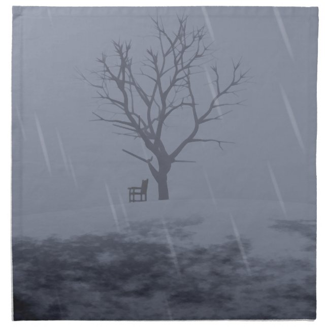 Winter's Chill Napkin (Front)
