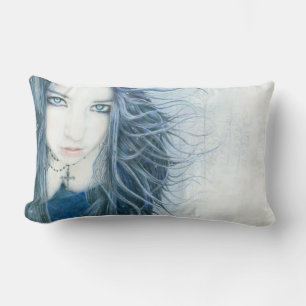 Winter's Cross Throw Pillow