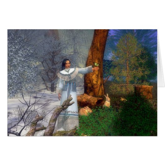 Winter's Dreams Of Spring Cards (Front Horizontal)