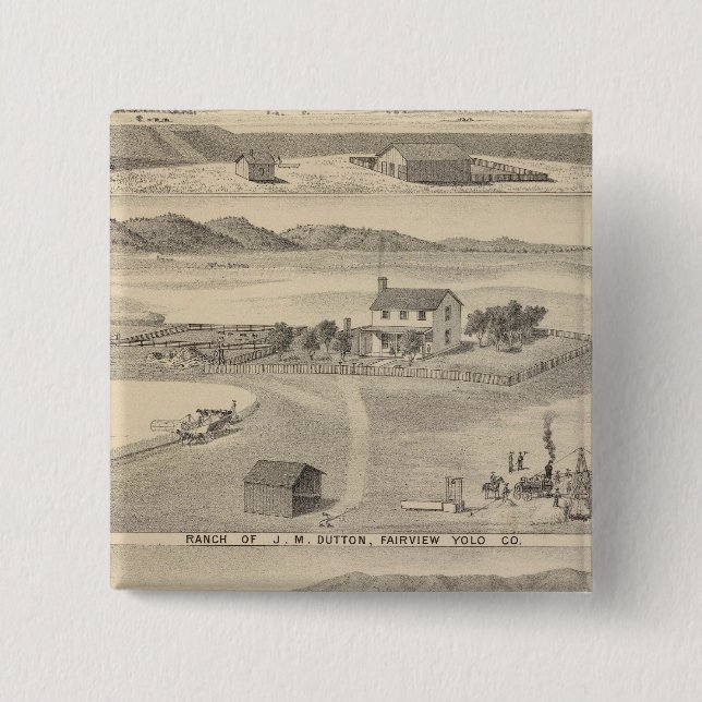 Winters Dutton ranch Pinback Button (Front)