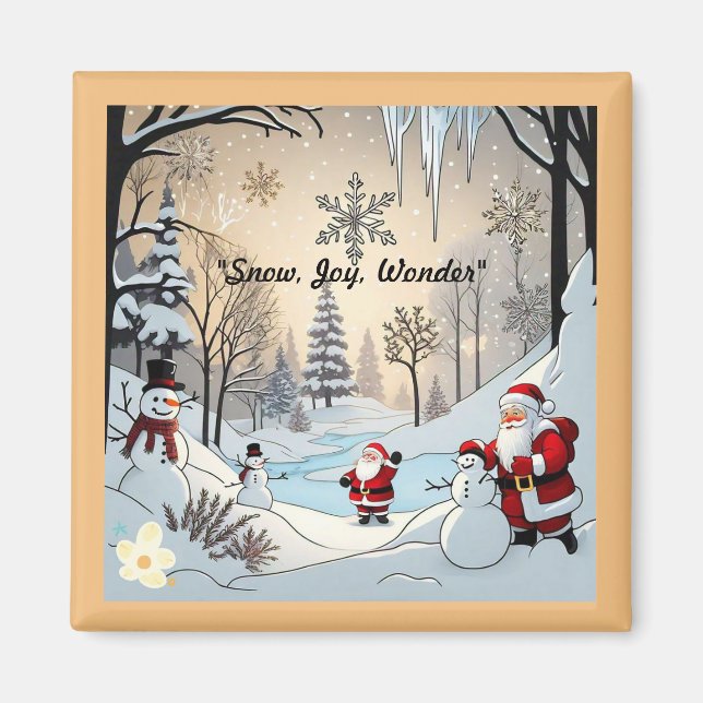"Winter's Enchanted Eve" Magnet (Front)