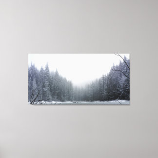 Winter's Enchroachment Canvas Print