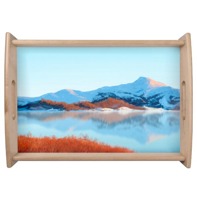 Winter's Farewell Serving Tray (Front)