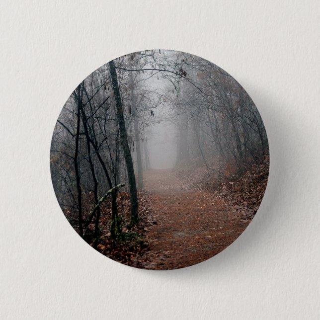 Winters Fog - No End in Sight on the Trail Gifts Button (Front)