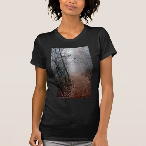 Winters Fog _ No End in Sight on the Trail Gifts T_Shirt