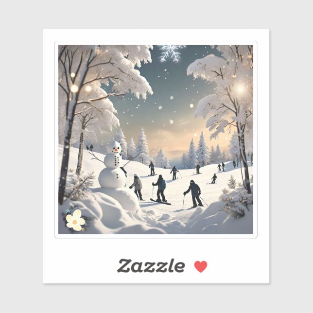 "Winter's Frosty Morn" Sticker (Sheet)