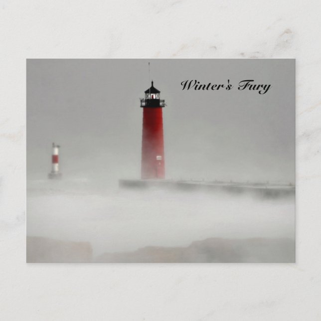 Winter's Fury Postcard (Front)