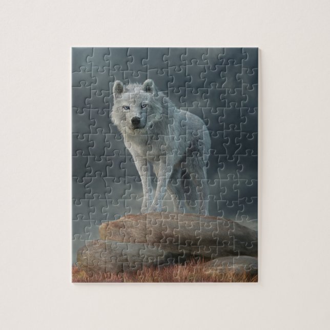 Winter's Herald Jigsaw Puzzle (Vertical)