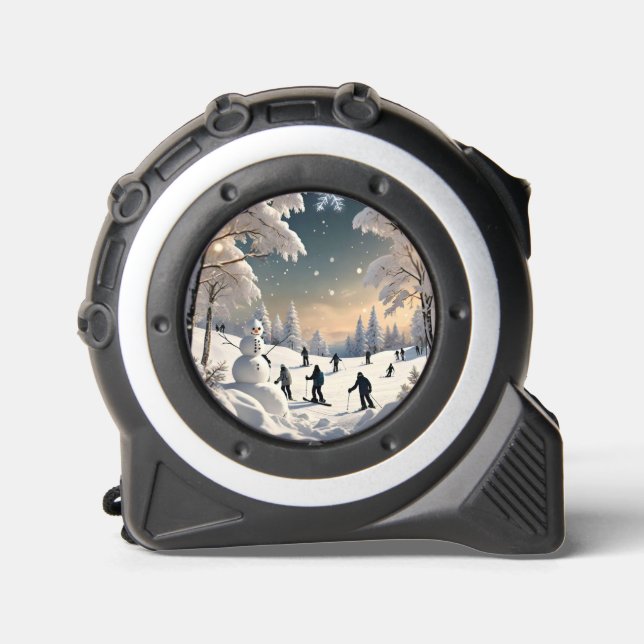 "Winter's Magical Moment" Tape Measure (Front)