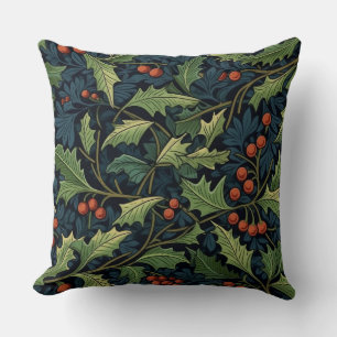 Winter's Morris Garden Botanical Throw Pillow