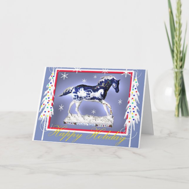 winters night christmas card (Front)