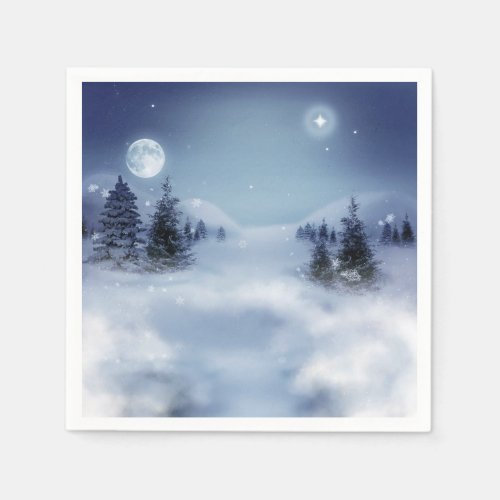 Winters Night Napkins