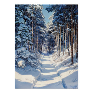 Winter's Path Poster