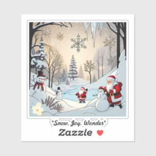 "Winter's Peaceful Slumber" Sticker