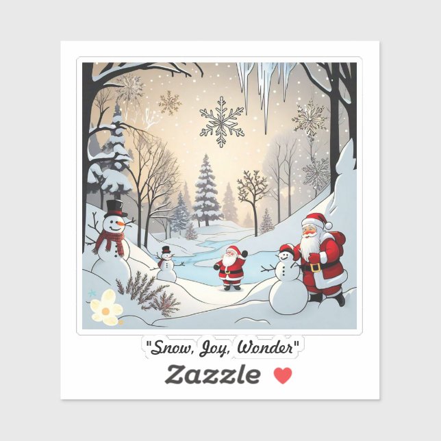 "Winter's Peaceful Slumber" Sticker (Sheet)