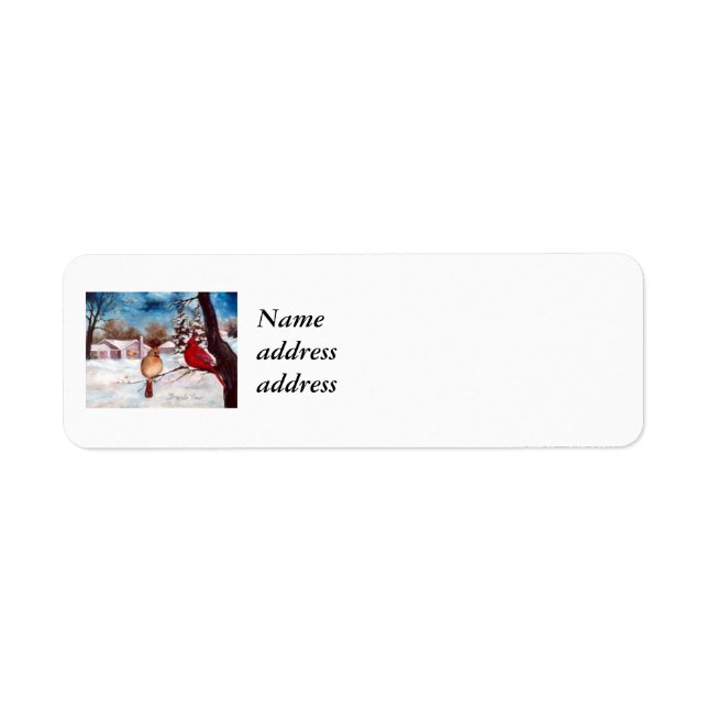 Winters Serenity Return Address Label (Front)