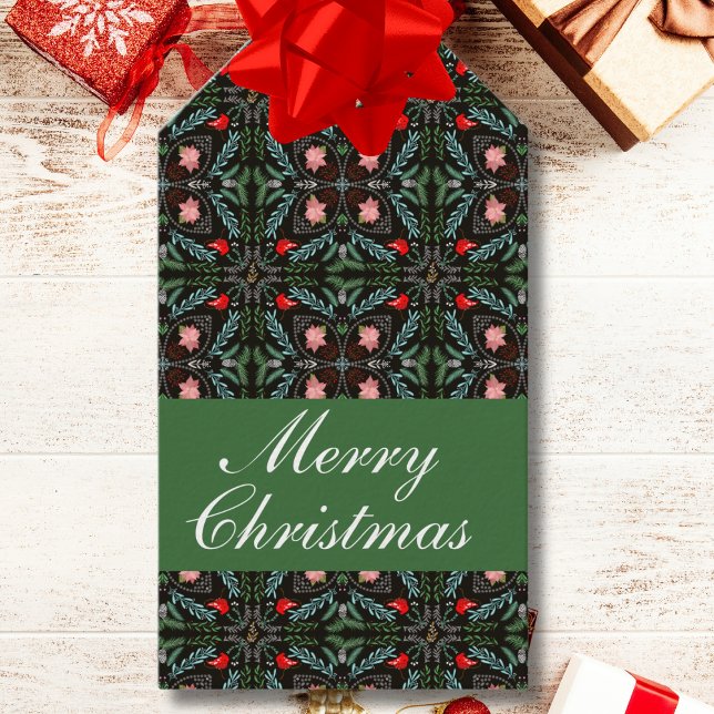 Winters Snowflakes, Poinsettias, Cardinals  Gift Tags (Creator Uploaded)