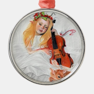 Winter's Song Elven Princess Ornament