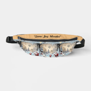 "Winter's Sparkling Snow" Fanny Pack