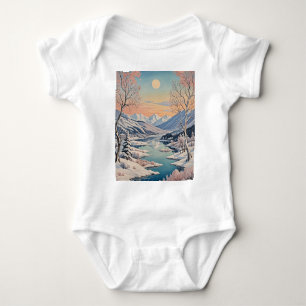 Winter's Tranquility Baby Bodysuit