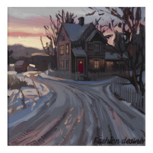 "Winter's Warm Embrace" Acrylic Print