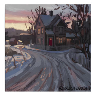 "Winter's Warm Embrace" Acrylic Print